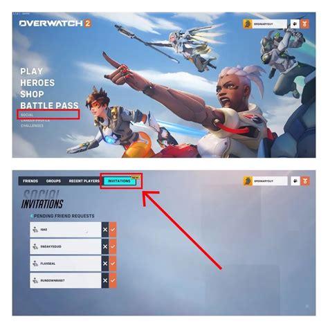 how to add friends on overwatch 2|How to accept and send friend requests in Overwatch 2